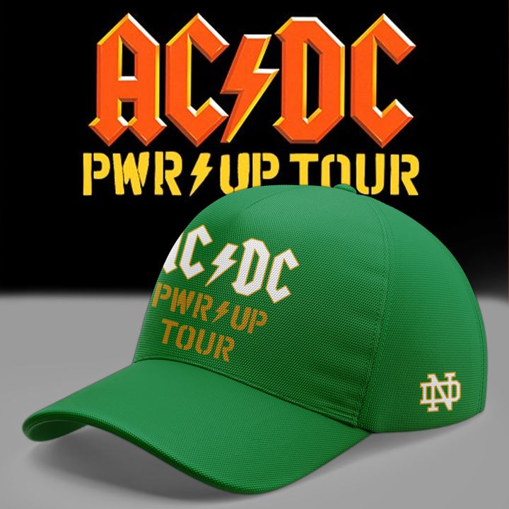 01.4. Limited Hoodie Power Up Tour 2026 - AC/DC x Notre Dame Football Hoodie