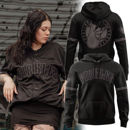 Portland Pickles 2026 Emo Night Black Hoodie