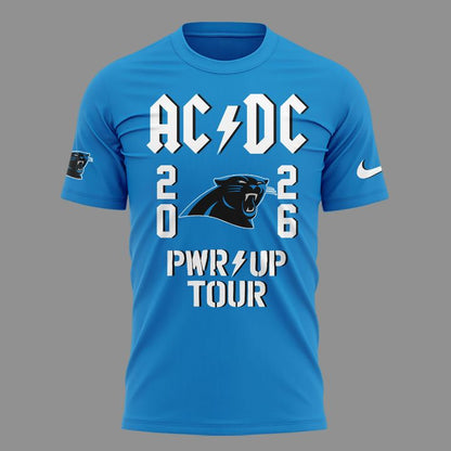 01.2. Limited Edition AC/DC x Carolina Panthers - Power Up Tour 2026 T-Shirt