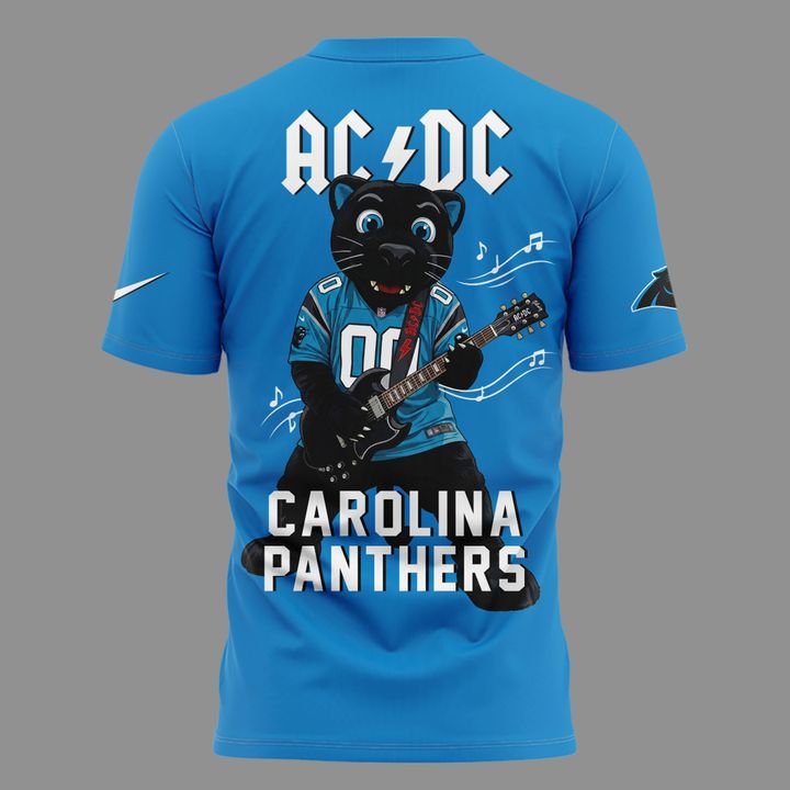 01.2. Limited Edition AC/DC x Carolina Panthers - Power Up Tour 2026 T-Shirt