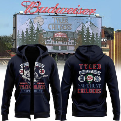 Special 2026 Tyler Childers at Wrigley Field Zip Hoodie