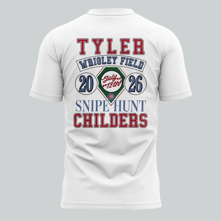Special 2026 Tyler Childers at Wrigley Field T-Shirt - White