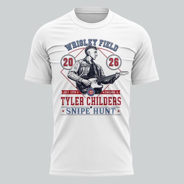 Special 2026 Tyler Childers at Wrigley Field T-Shirt - White