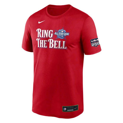 2026 Limited edition All-Star Game Red Authentic Collection Ring The Bell Tri-Blend Dri-FIT T-Shirt.