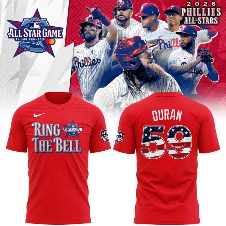 2026 All-Star Game Men's National League Cristopher Sánchez Nike Red Name & Number T-Shirt