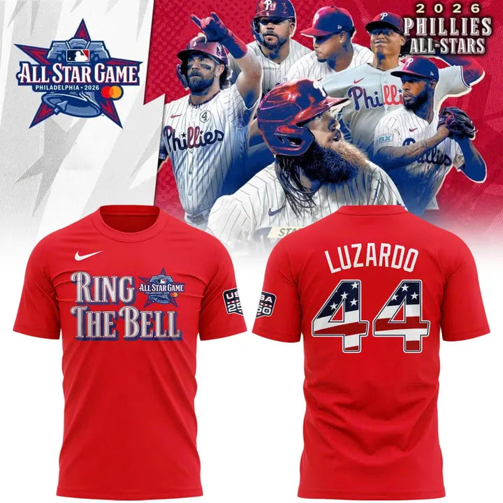 2026 All-Star Game Men's National League Kyle Schwarber Nike Red Name & Number T-Shirt