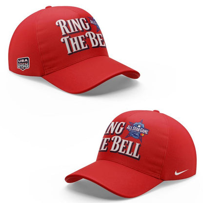 Custom Name & Number 2026 All-Star Game Ring The Bell Double-Sided Red Tee