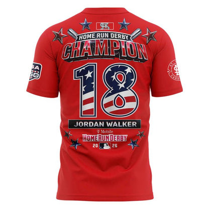 Custom Name & Number 2026 All-Star Game Ring The Bell Double-Sided Red Tee