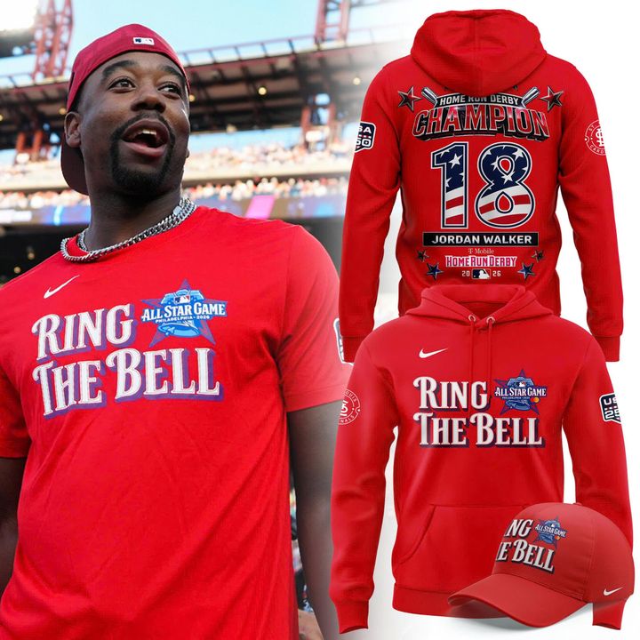 2026 Home Run Derby Champion Jordan Walker Ring The Bell Fan Hoodie
