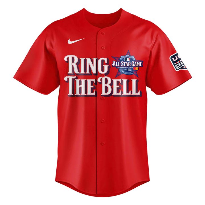 Custom Name & Number 2026 All-Star Game Ring The Bell Double-Sided Red Jersey
