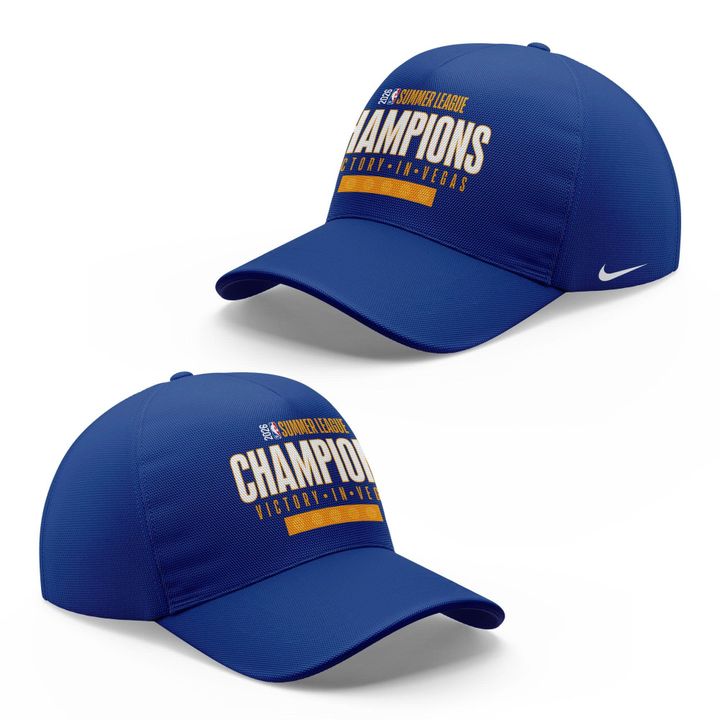 Golden State Warriors 2026 NBA Summer League Champions Blue T-Shirt