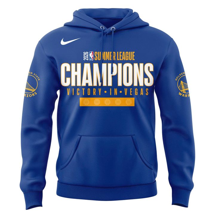 Golden State Warriors 2026 NBA Summer League Champions Blue Hoodie