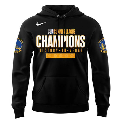 Golden State Warriors 2026 NBA Summer League Champions Black Hoodie