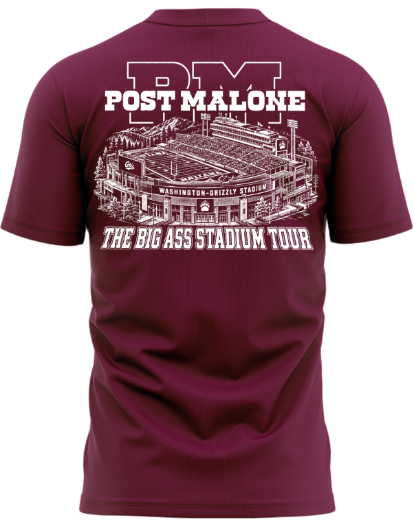 Limited Edition Big Ass Stadium Tour At Washington-Grizzly Stadium Shirt