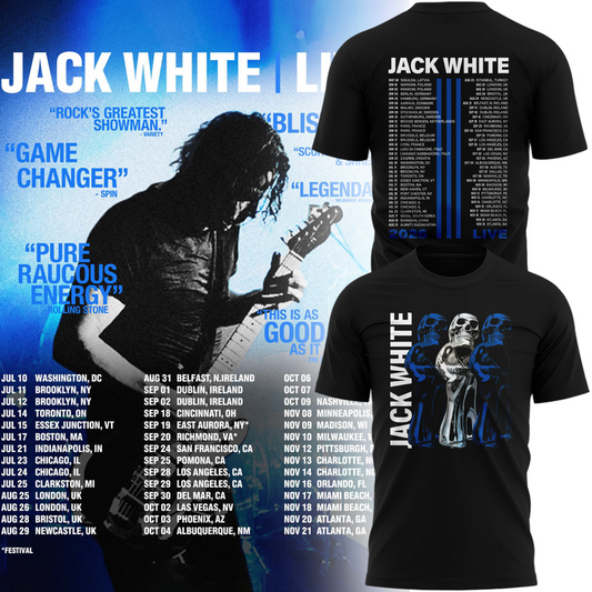 02.Limited edition Jack White Live 2026 Tour Tshirt