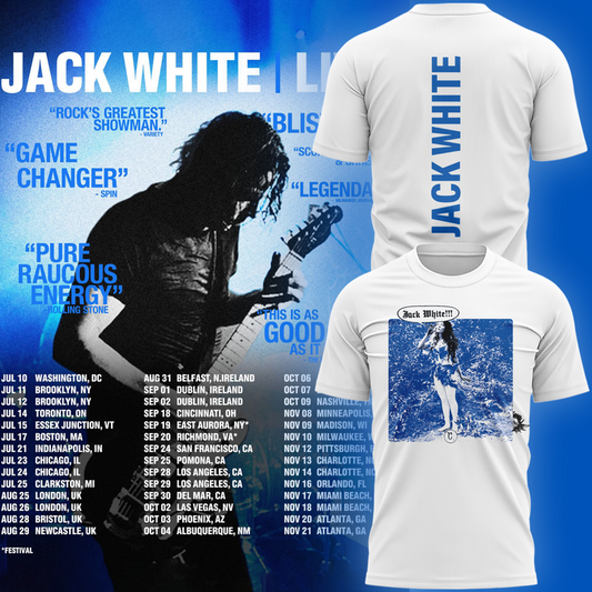 04.Limited edition Jack White Live 2026 Tour Tshirt