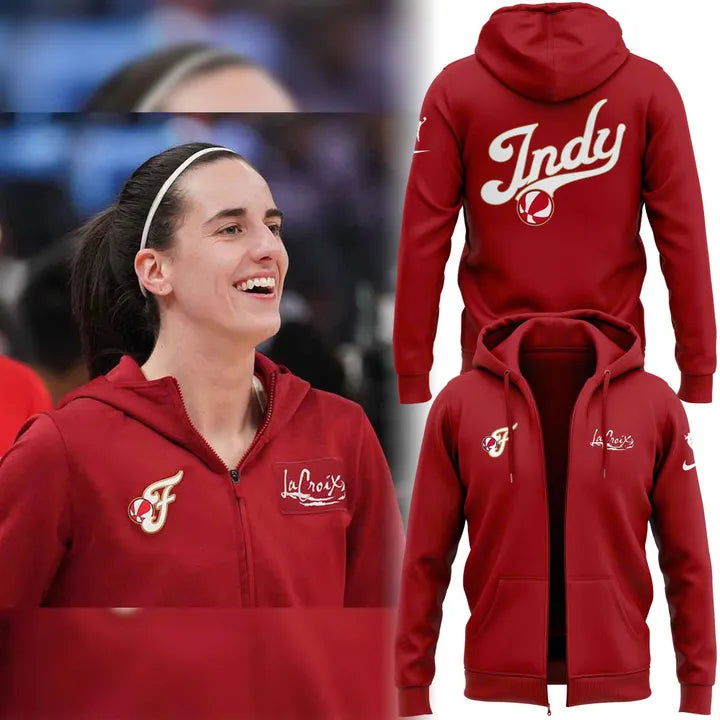 Indiana Fever 2026 Caitlin Clark Zip Hoodie