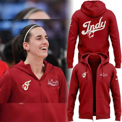 Indiana Fever 2026 Caitlin Clark Zip Hoodie