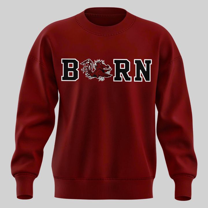 Limited edition Sweatshirt "Born a Gamecock" Signatures Print of Darius Rucker for South Carolina Gamecocks fans