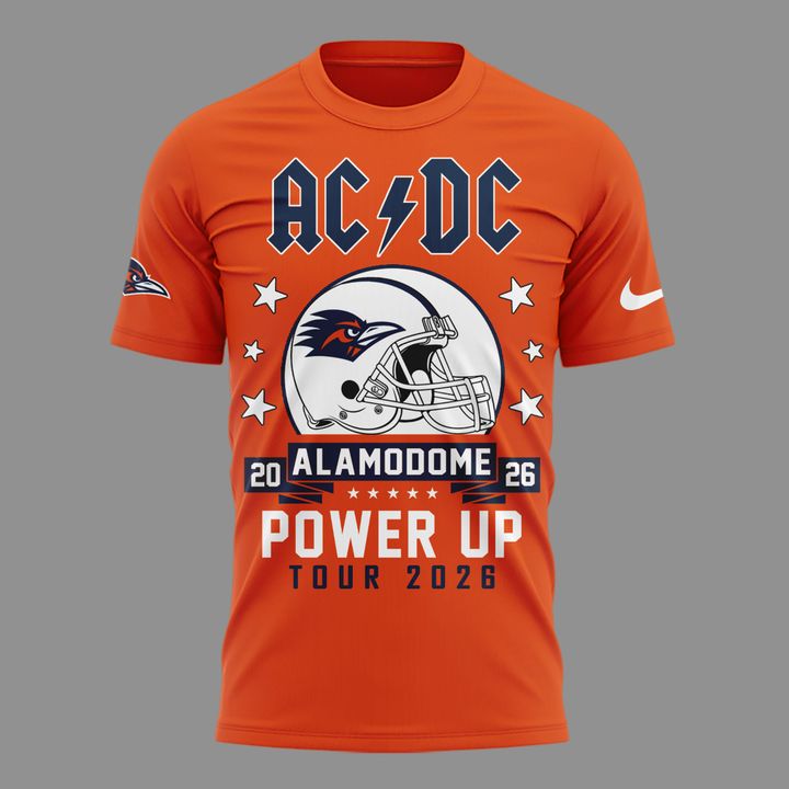 AC/DC x UTSA Roadrunners Football - Power Up Tour 2026 T-Shirt
