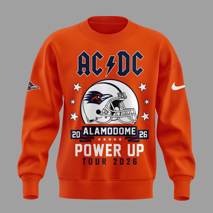 Limited Edition AC/DC x UTSA Roadrunners Football - Power Up Tour 2026 Sweatshirt