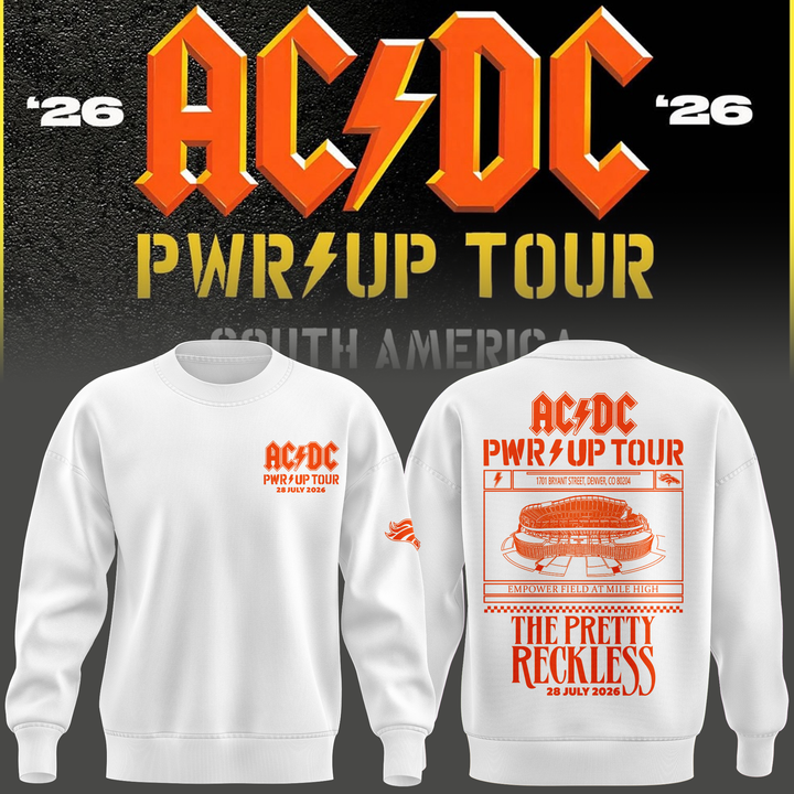 Exclusive Version Denver Broncos x PWR/UP TOUR Sweashirt 2026