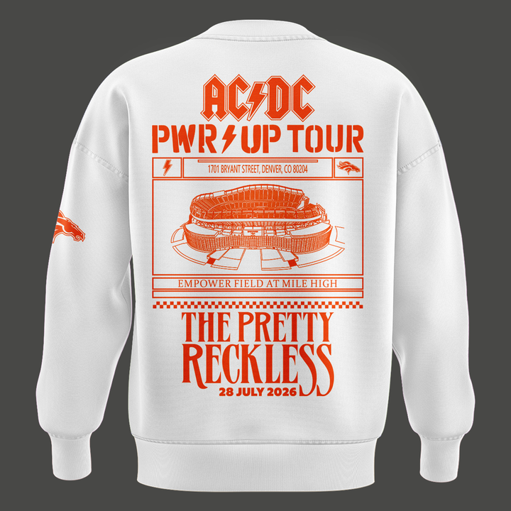 Exclusive Version Denver Broncos x PWR/UP TOUR Sweashirt 2026