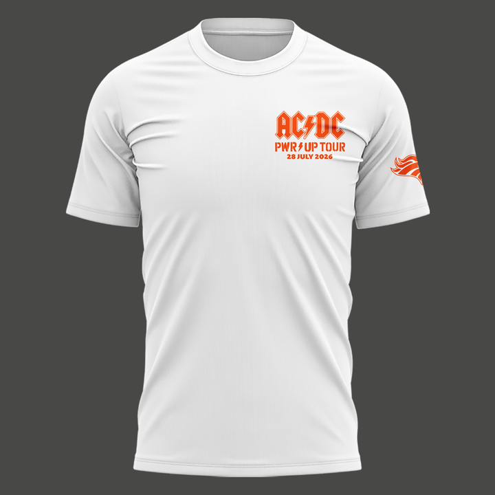 Special New Denver Broncos x PWR/UP TOUR Tshirt 2026