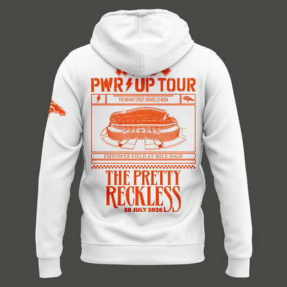 Exclusive Version Denver Broncos x PWR/UP TOUR Zip Hoodie 2026