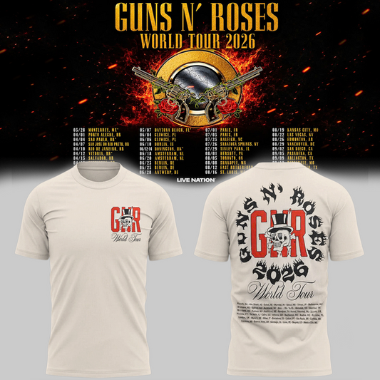 Perfect Shirt Guns N' Roses - World Tour 2026 T-Shirt
