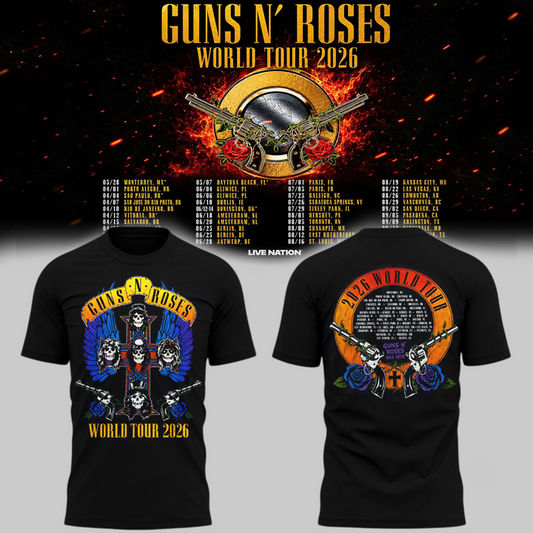 Perfect Shirt Guns N' Roses - World Tour 2026 T-Shirt