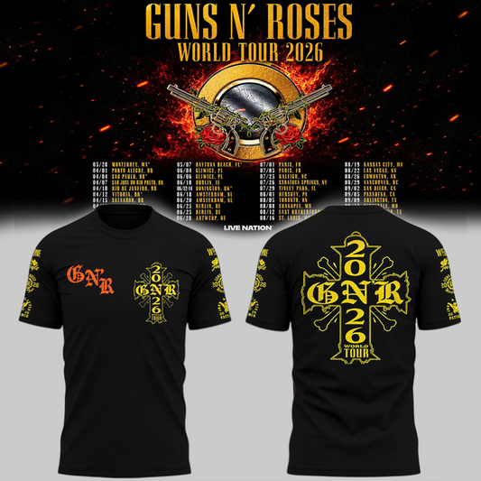 Perfect Shirt Guns N' Roses - World Tour 2026 T-Shirt