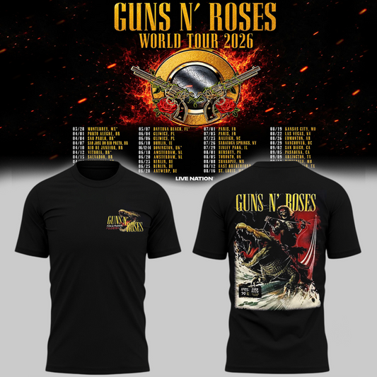 Perfect Shirt Guns N' Roses - World Tour 2026 T-Shirt
