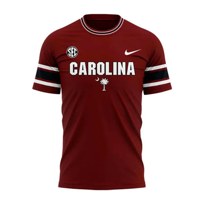 Special 2026 Red Uniform South Carolina Football T-Shirt