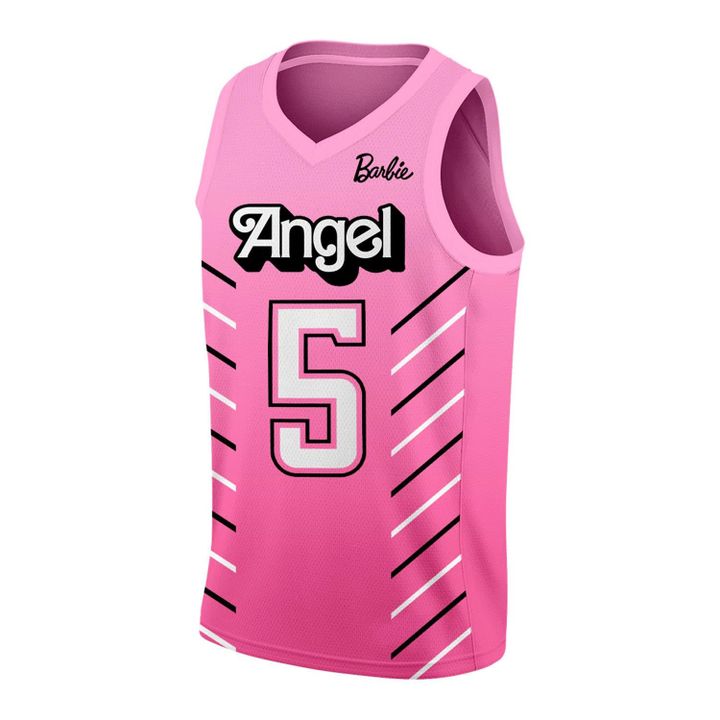 Angel Reese Barbie Game Day Pink Jersey