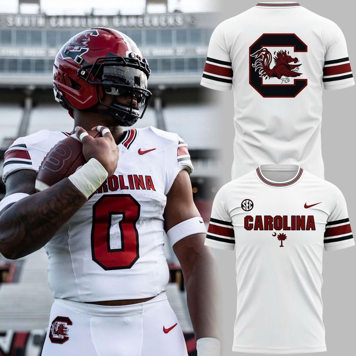 Special 2026 Red Uniform South Carolina Football T-Shirt