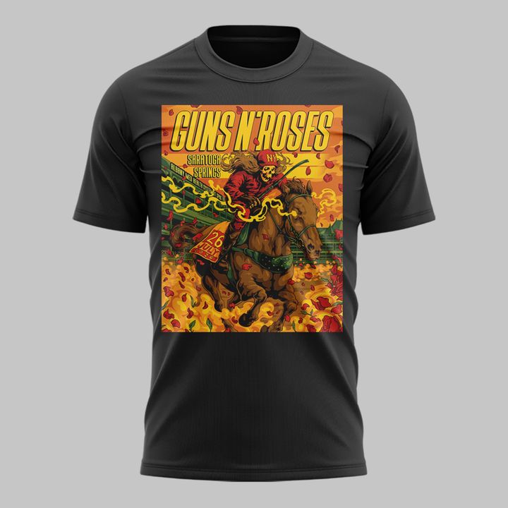 Newest Shirt Guns N' Roses - Saratoga Springs, NY Event Shirt - World Tour 2026 T-Shirt