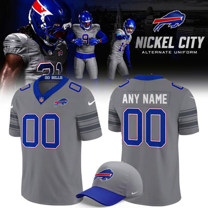 Buffalo Bills Nickel City Custom Football Jersey