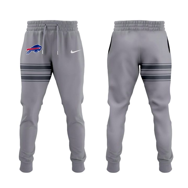 Nike Gray Blue Buffalo Bills Nickel City Game Hoodie