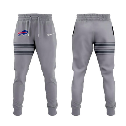 Nike Gray Blue Buffalo Bills Nickel City Game Hoodie