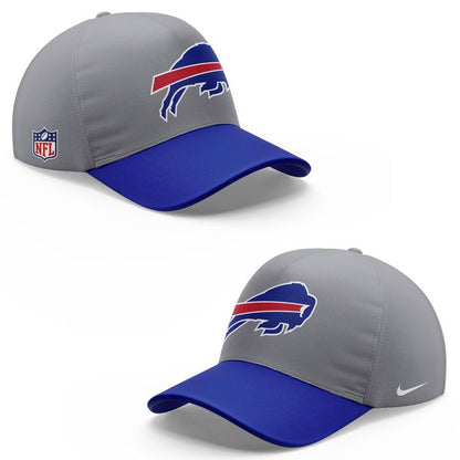 Nike Gray Blue Buffalo Bills Nickel City Game Hoodie