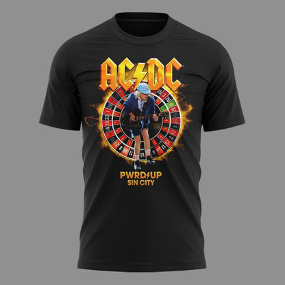 001. Newest Shirt AC/DC - Las Vegas, NV Event Shirt - Power Up Tour 2026 T-Shirt