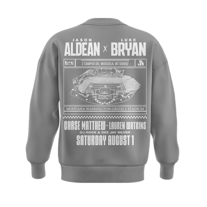 Limited Edition Montana Grizzlies x Jason Aldean And Luke Bryan Sweatshirt