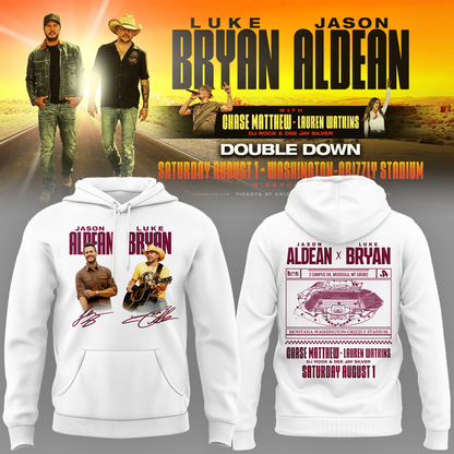 1.Limited Edition Montana Grizzlies x Jason Aldean And Luke Bryan Hoodie