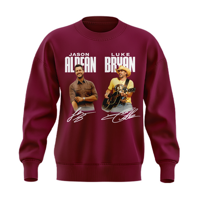 Limited Edition Montana Grizzlies x Jason Aldean And Luke Bryan Sweatshirt