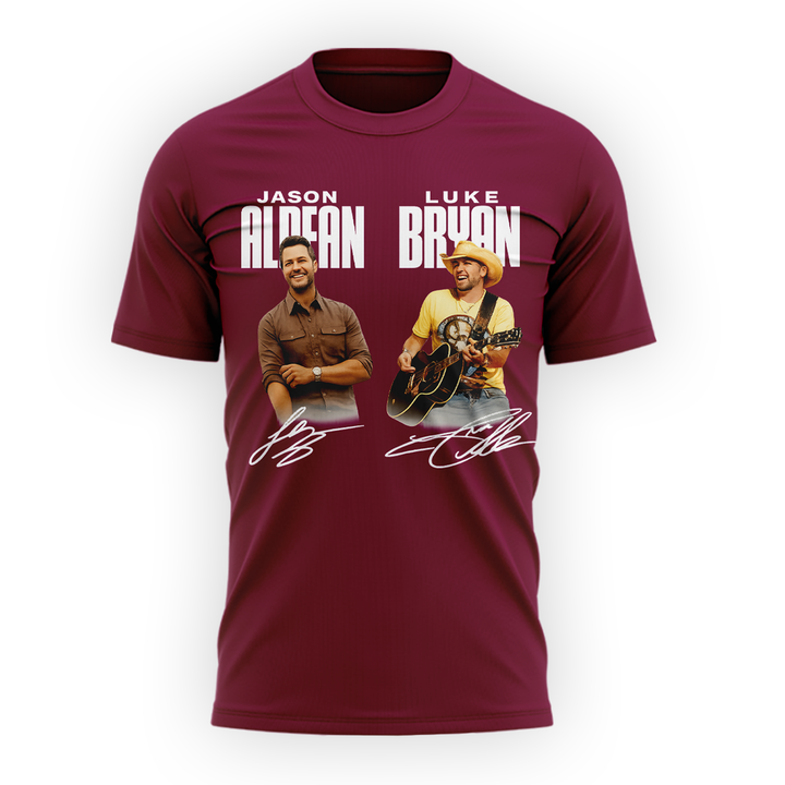 1.Limited Edition Montana Grizzlies x Jason Aldean And Luke Bryan Tshirt