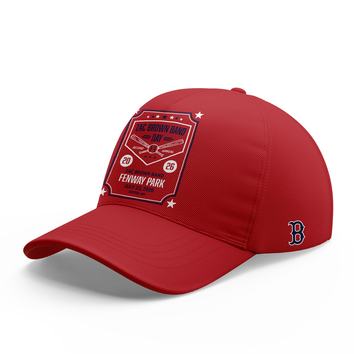 02.Zac Brown Band X Boston Red Sox -Love & Fear Tour 2026 Tshirt