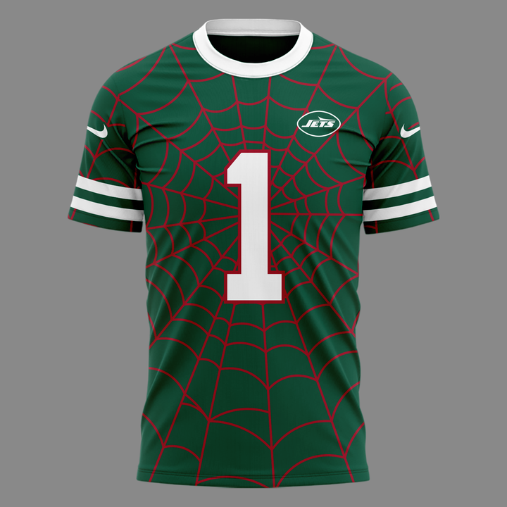 Limited Edition New York Jets x Spider-Man Tshirt 2026