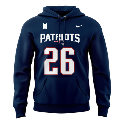 Exclusive Edition BTS x New England Patriots Hoodie 2026