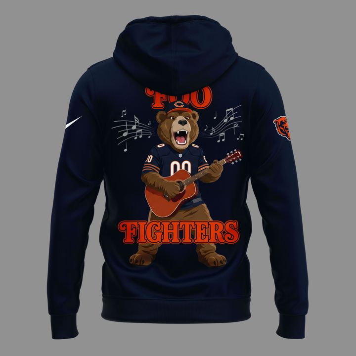 02.46. Special 2026 Foo Fighters x Chicago Bears - Take Cover Tour 2026 Hoodie